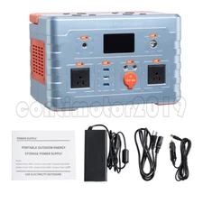 1200W Portable Power Station Battery Powered Solar Generator Camping Travel
