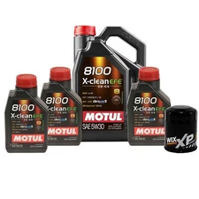 8L Motul 8100 X-CLEAN EFE 5W30 Wix XP Filter Engine Motor Oil Change Kit API SN