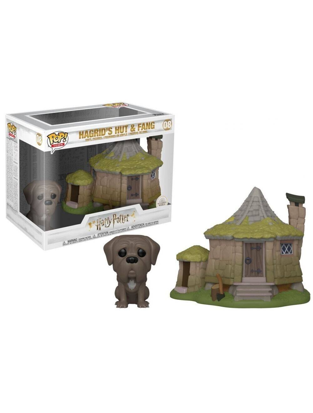 Figura De Vinilo Funko Pop Harry Potter 08 Hagrids Cabaña Y Colmillo Nueva En Caja