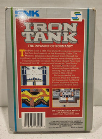 Iron Tank Invasion of Normandy Nintendo NES Game Cartridge Box SNK