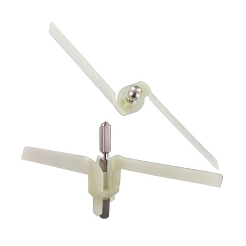 2 Stück Scheibenträger Mitnehmer Flügel MUM4 Küchenmaschine für Bosch 00091027