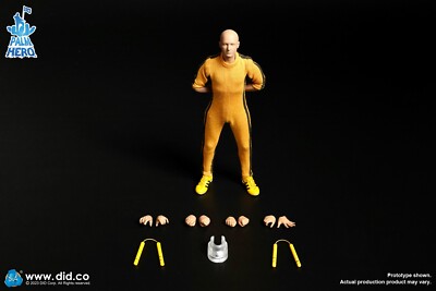 1/12 DID Kung Fu Master Figure U.S Bruce Lee Enter Dragon Toys Mezco Figuarts