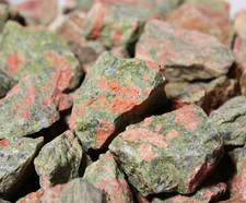 Unakite - Rough Rocks for Tumbling - Bulk Wholesale options