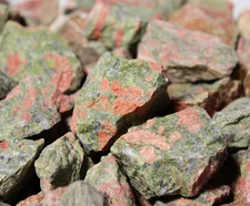 Unakite - Rough Rocks for Tumbling - Bulk Wholesale options