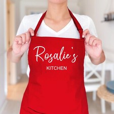 Unisex Adult Personalised Apron Men's Ladies Cooking Kitchen BBQ Catering Chef