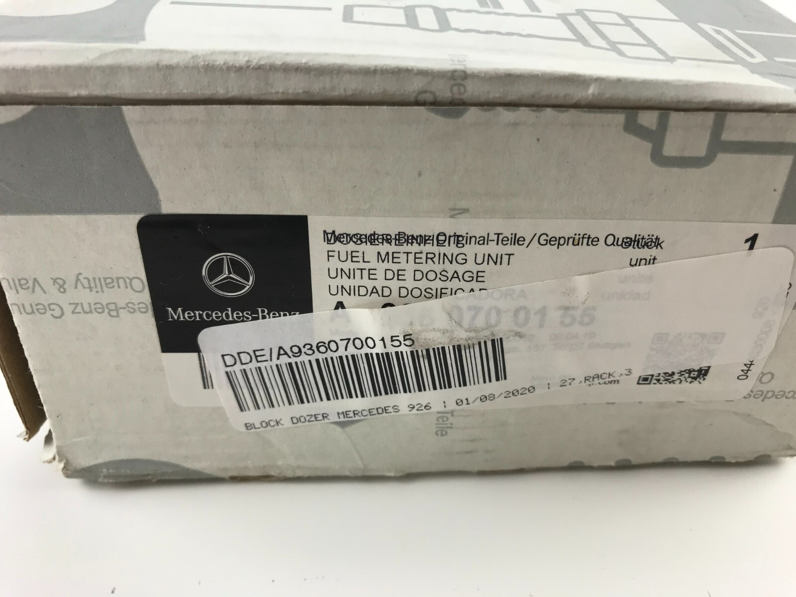 GENUINE OEM Mercedes-Benz Doser Block Assembly A9360700155 