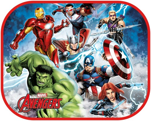 2 x Nuevo The Avengers Coche Ventana Parasol Parasol Persianas UV Visera Niños Niños Bebé - Imagen 4 de 6