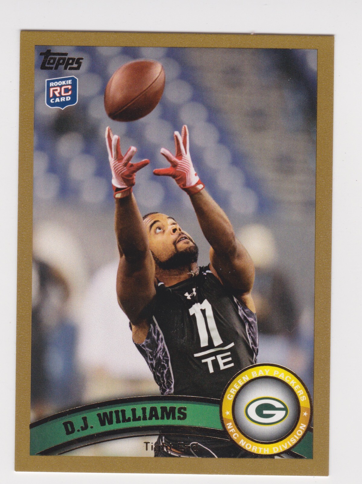 DJ Williams Topps #409 Gold