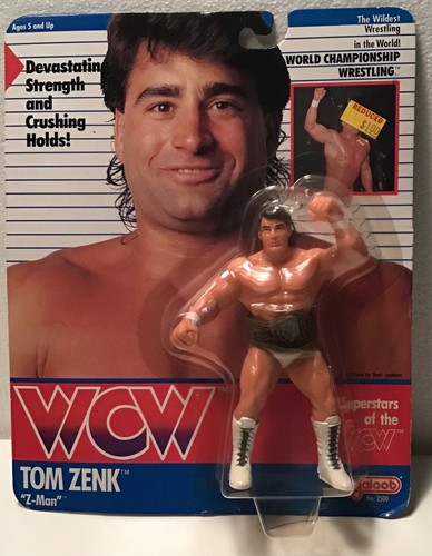 1990 Galoob WCW Tom Zenk �Z-Man� Wrestling vintage...