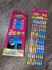 SHOPKINS EASY GRIP FLATWARE Silverware ZAK  Pencil Christmas Stocking Stuffers