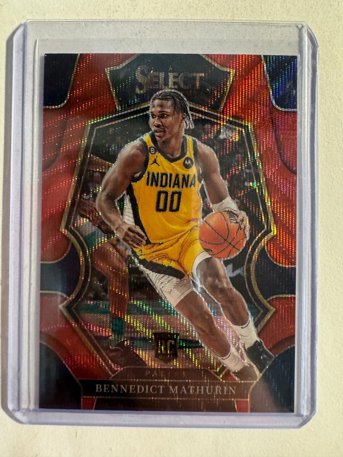 K178,167 - 2022-23 Select Prizms Red Wave #182 Bennedict Mathurin