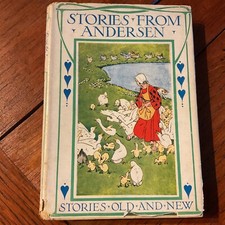 VINTAGE 1951 HANS CHRISTIAN ANDERSEN - STORIES OF ANDERSEN COLOUR HARDBACK