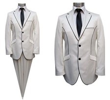 Elegante Hochzeitsanzug Muga Gr.46 Creme Ivory