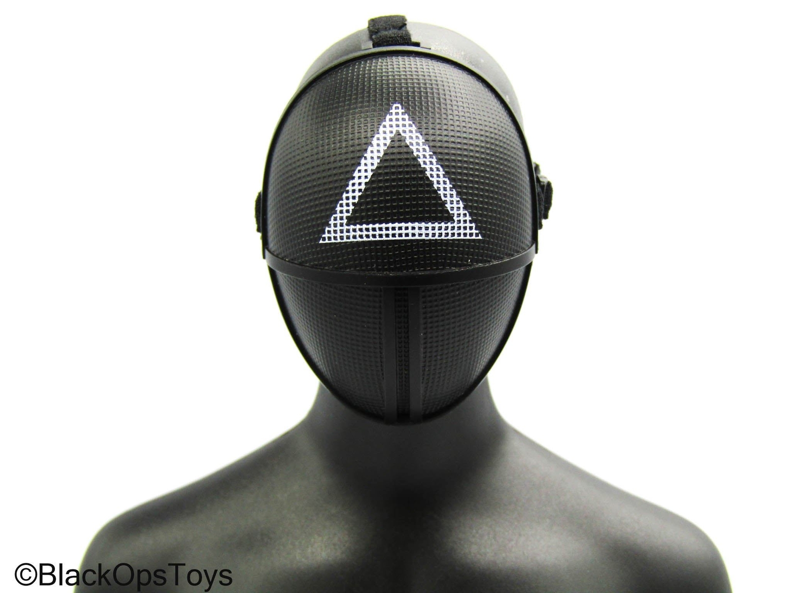 1/6 Scale Toy Squid Game Guard - Black Face Mask (Triangle) | eBay
