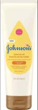 Johnson's Creamy Oil for Baby with Shea  Cocoa Butter, Moisturizing Body lotion
