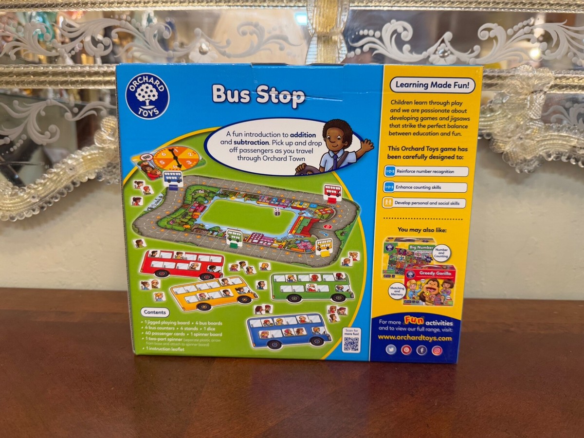 オーチャードトーイ (ORCHARD TOYS) バス・ストップゲーム OCBG11 Orchard Toys Bus Stop Game - - Fat Brain Toys