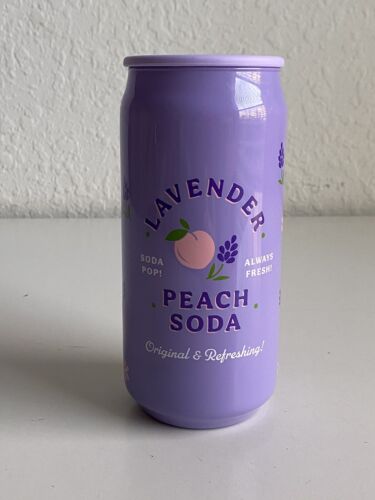 DW Home Lavender Peach Soda Pop Scented Candle 24.3 Oz Purple NEW
