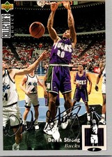 1994-95 Collector's Choice #83 Derek Strong Silver Signature