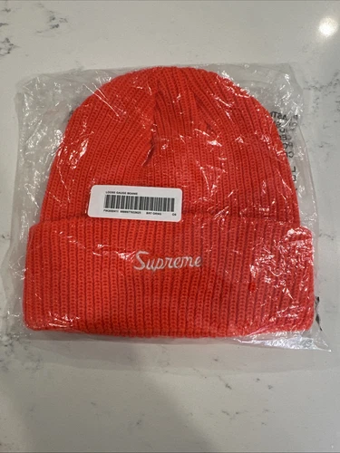 Bonnet Supreme FW20 Loose Gauge Orange Boîte Logo Bogo