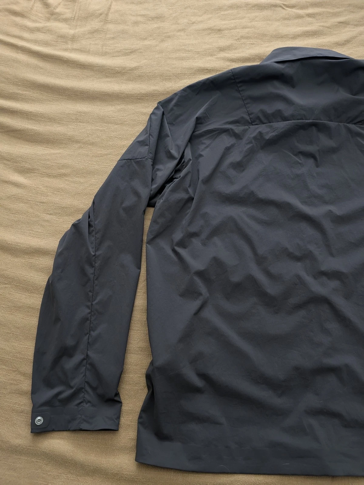 STONE ISLANDGray 1200016 Recycled Stretch Nylon Tela StellinaJacket SIZE M - product detail image 9
