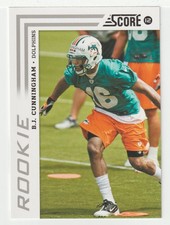 B.J. Cunningham - Miami - Glossy (NFL Football Card) 2012 Score # 387 - Mint