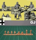 1/144 WWII German Tank commander & crews Resin kit (#GER360J)