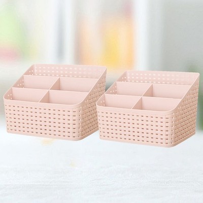  2 PCS Schmink Aufbewahrungsbox Schmuckorganisator Desktop -Speichergehäuse