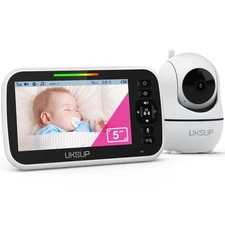 Baby Monitor with Camera and Audio- Video Baby Monitor with 960ft Long Range,...