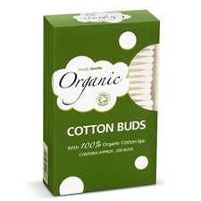 Simply Gentle Organic Cotton Buds 200's-5 Pack