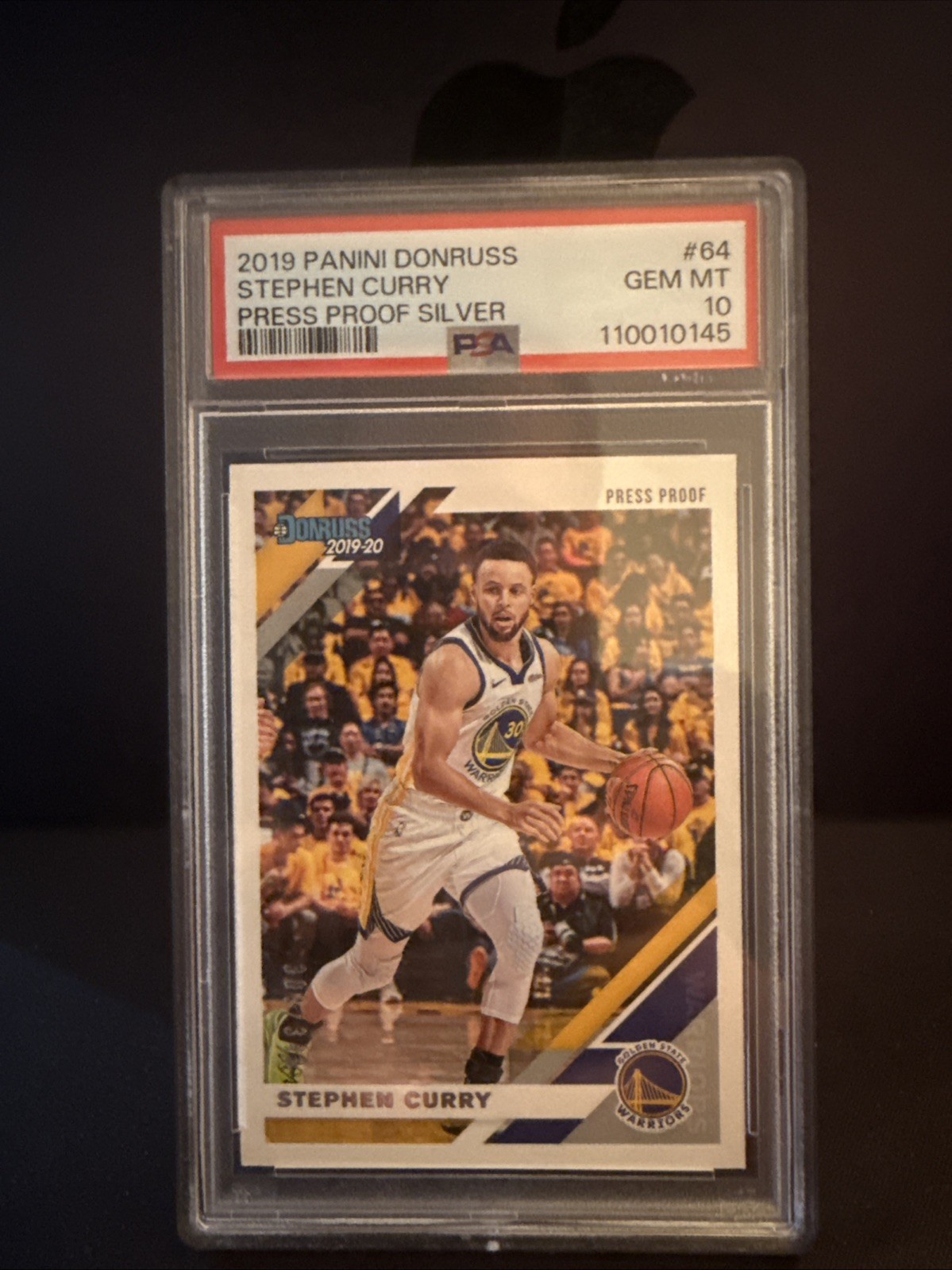 2019-20 Panini Donruss Press Proof Silver /349 Stephen Curry PSA 10 GEM MT