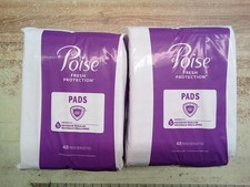 Poise Fresh Protection Pads 5 Maximum Regular Incontinence Pads 96 Count 2x48 