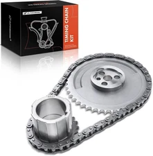 Engine Timing Chain Kit [OHV, V8 4.8 5.3 5.7 6.0L ] Compatible with Chevy, .