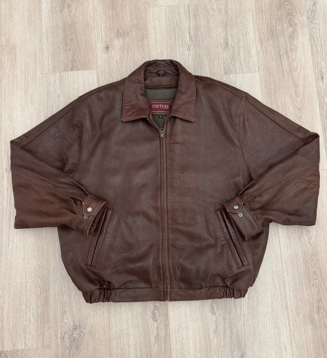 新品80s 90s archive lamb leather car coat Lamb Leather Vintage