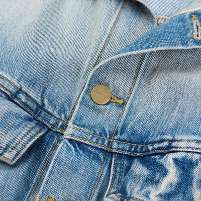 FEAR OF GOD Seventh Collection Blue Trucker Denim Jacket US L | eBay