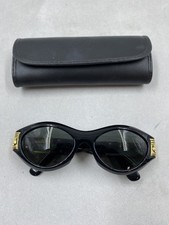Versace Black Gold Patterned Sunglasses