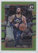 2017-18 Panini Donruss Optic Lime Green Prizm 158/175 Ricky Rubio #145 0c2
