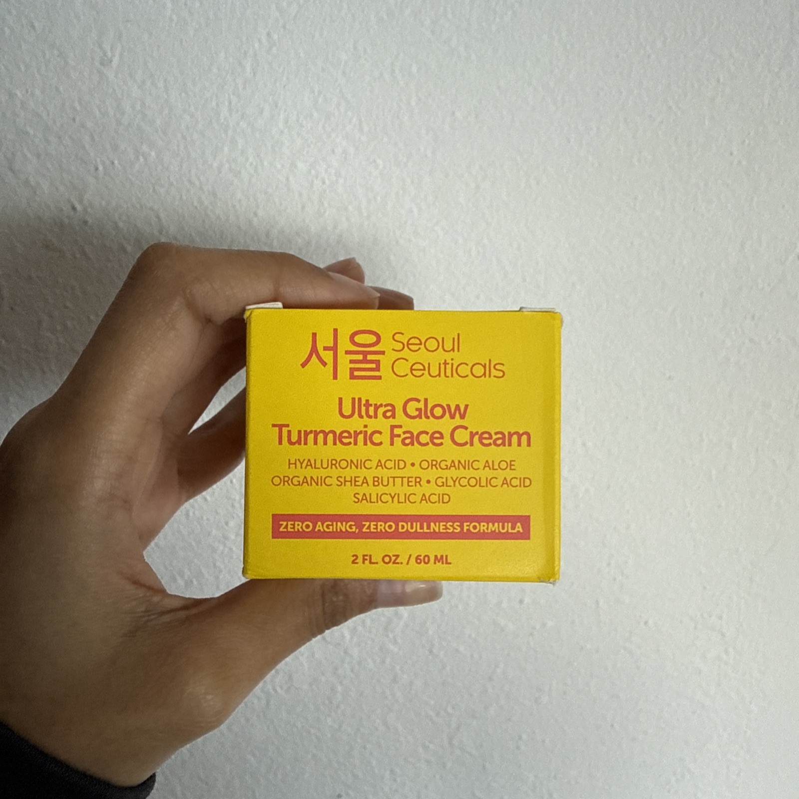 Korean Skin Care Turmeric Cream – Face Moisturizer for Dull Dry Skin - Korean...