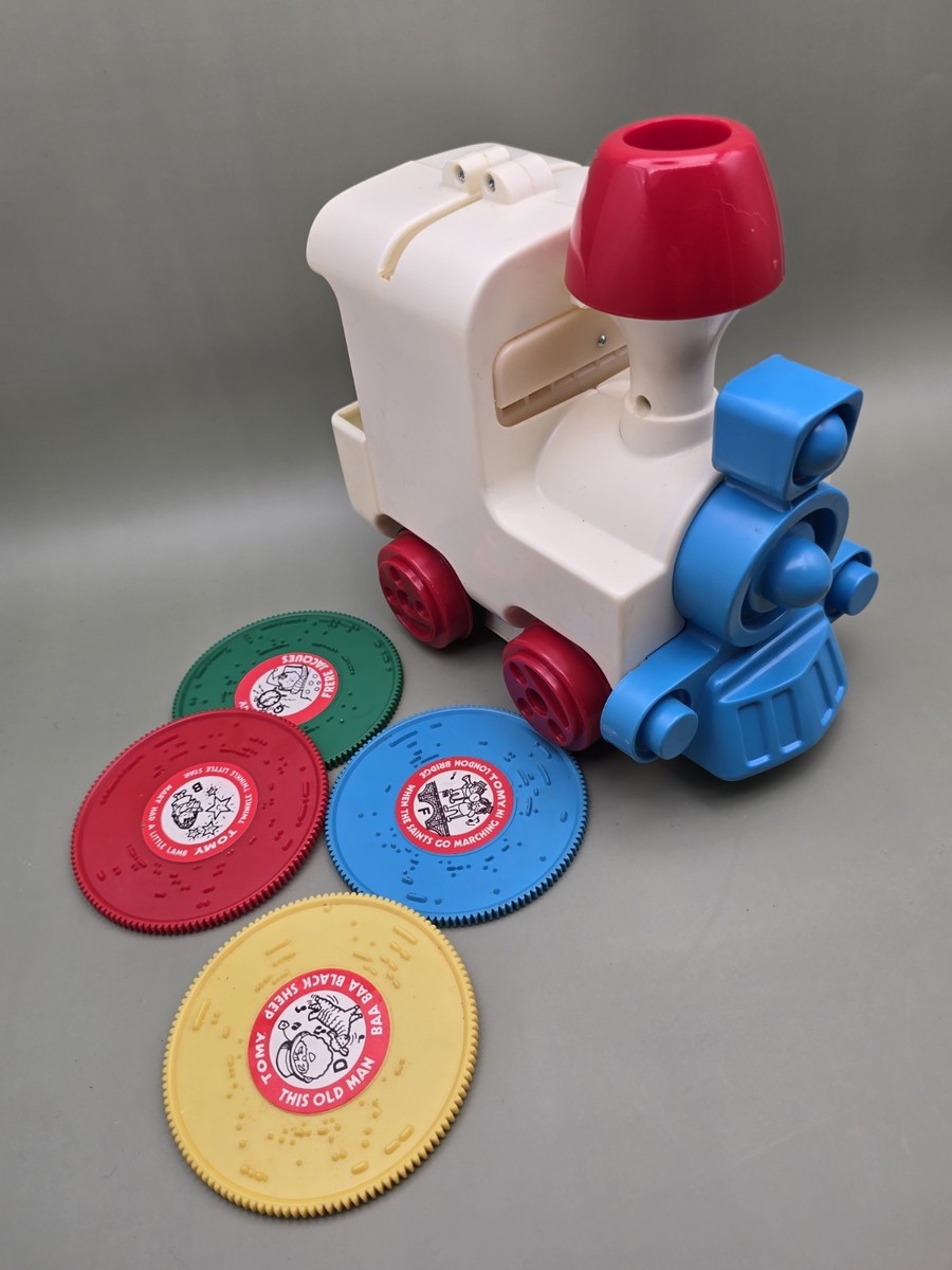Tomy Tuneyville Choo Choo Musical Train Toy 4 Discs Tested Working Box