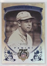 2014 Panini Hall of Fame Blue Shield Blue 7/25 Jimmie Foxx #23 HOF Shield 0r2f