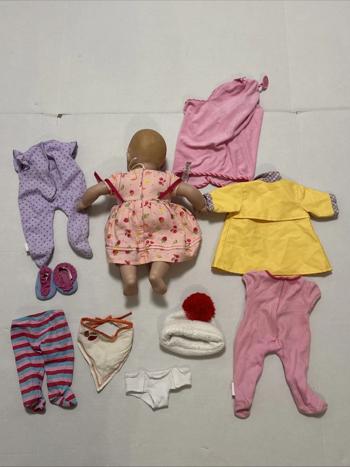 Кукла American Girl Bitty Baby 15 дюймов Pleasant Co. Лот фруктов платье и дополнения на день рождения - Изображение 4 из 4