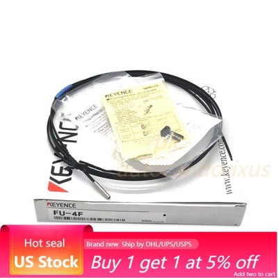KEYENCE FU-4F Digital Fiber Optic Sensor FU4F New Free Shipping