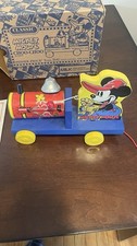 2003 Classic Limited Edition Mickey Mouse Choo Choo Train Fisher Price Repro COA