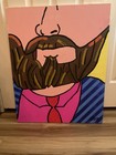 Mighty Mike Original Pop Art Acrylic On Canvas Painting Signed by Artist 24x30