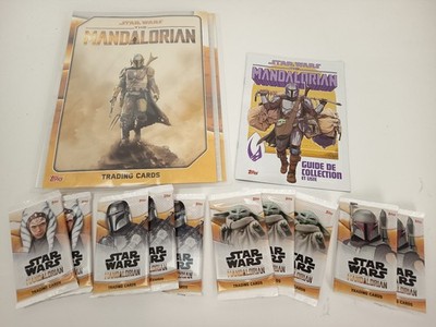 Star Wars The Mandalorian Album/Guide + 10 Booster Topps Sammelkarten