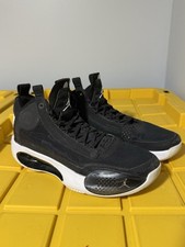 Air Jordan 34 Size 7Y Boys Basketball Shoes Black Eclipse BQ3384-001