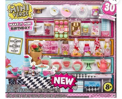 MGA s Miniverse Make It Mini Birthday Multi-Pack 30 Pieces