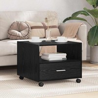 Couchtisch Schwarze Eiche 55 X 55 X 45 Cm Holzwerkstoff