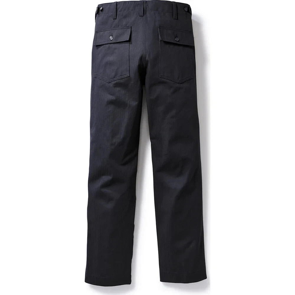 Filson Archive Herringbone Supply Pant Navy Dark Blue USA Made