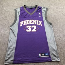 Vintage Phoenix Suns Jersey Mens Medium Purple NBA Reebok Stoudemire 32