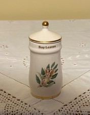 Vintage Gresham The Flower Fairy Spice / Herb Jars BAY LEAVES